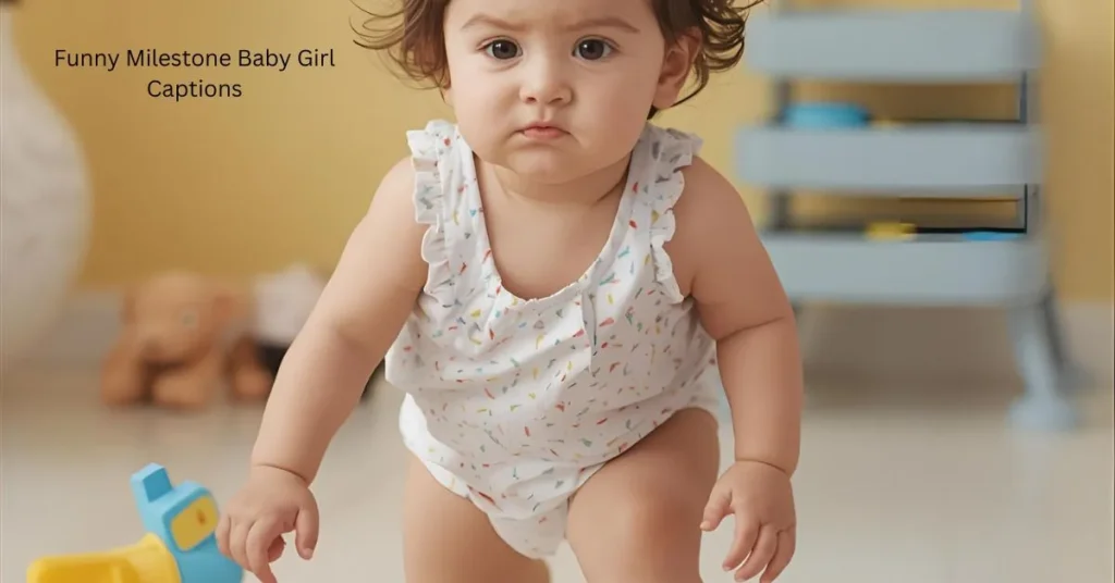 Funny Milestone Baby Girl Captions