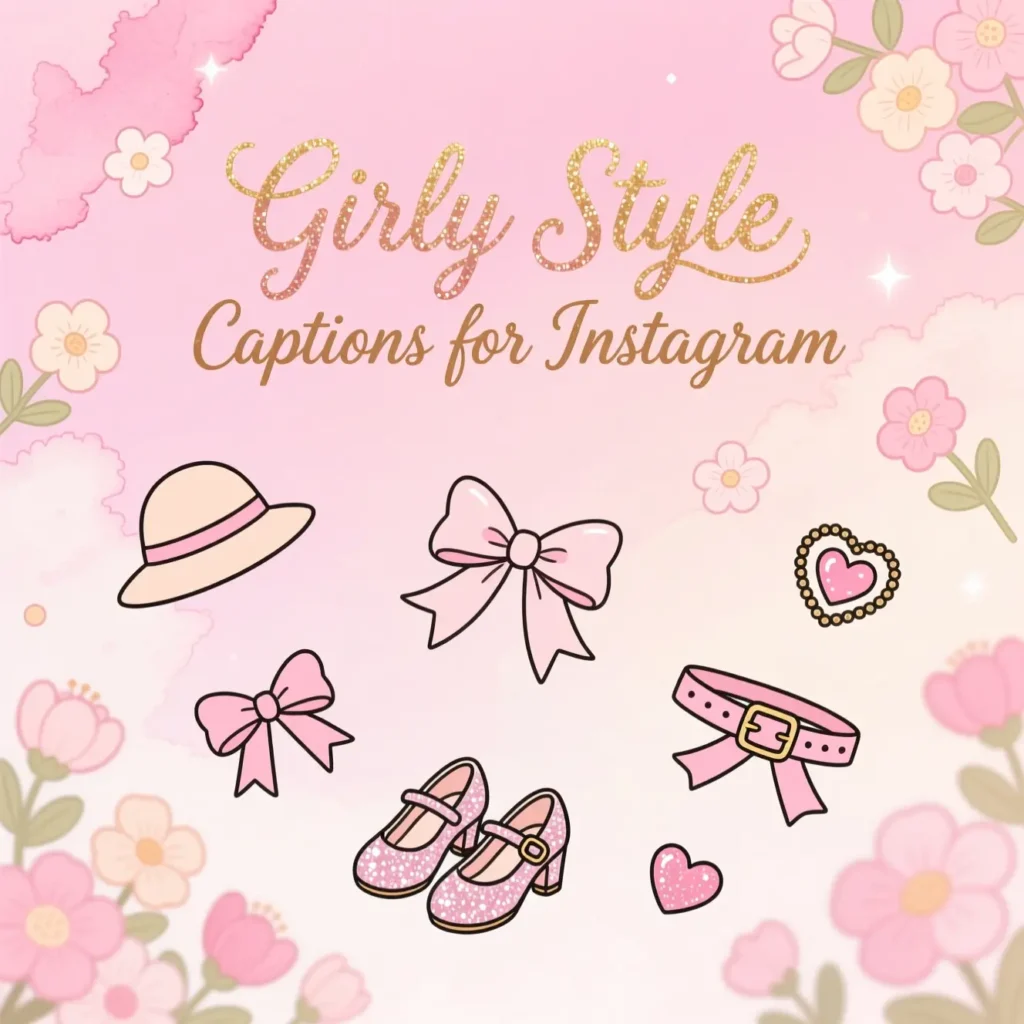 Girly Style Captions for Instagram