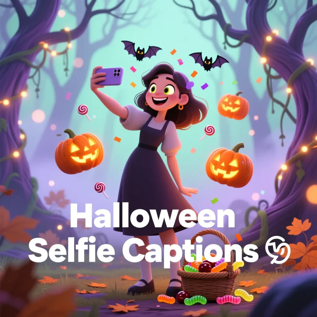 Halloween Selfie CaptionsΒ