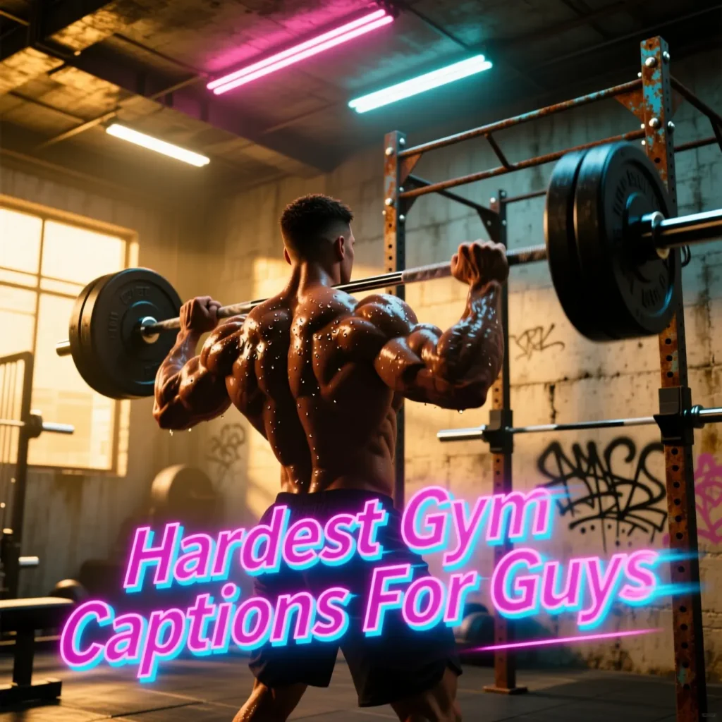 Hardest Gym Captions for Guys