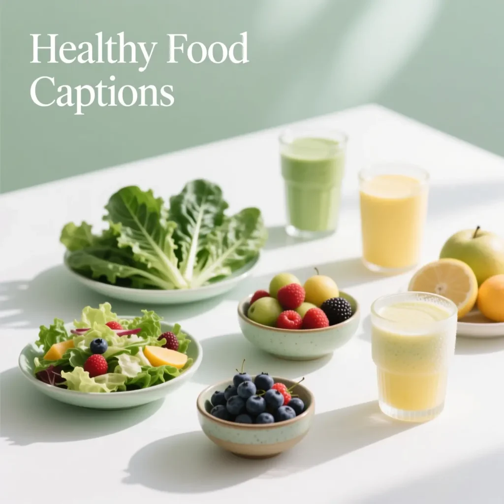 Healthy Food Captions