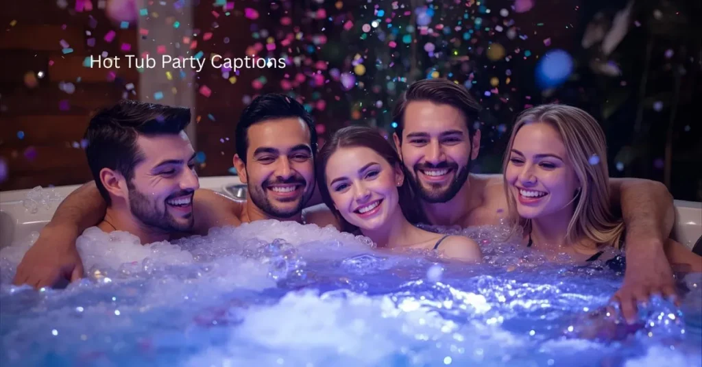 Hot Tub Party Captions