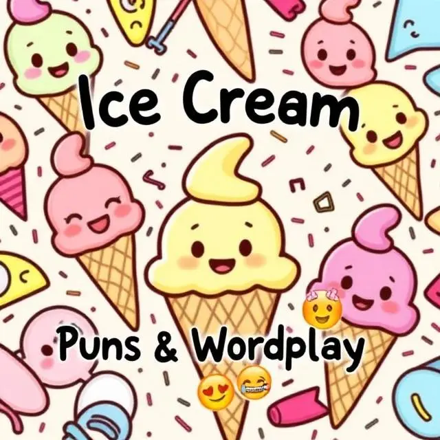 Ice Cream Puns & WordplayΒ