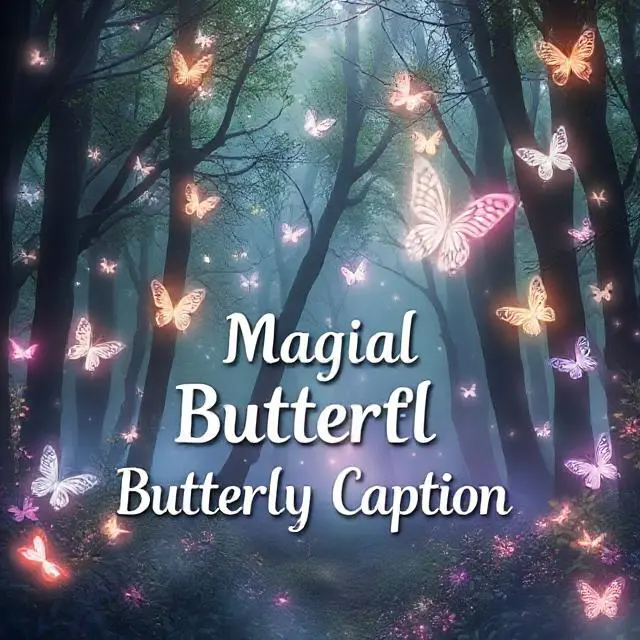 Magical Butterfly Captions