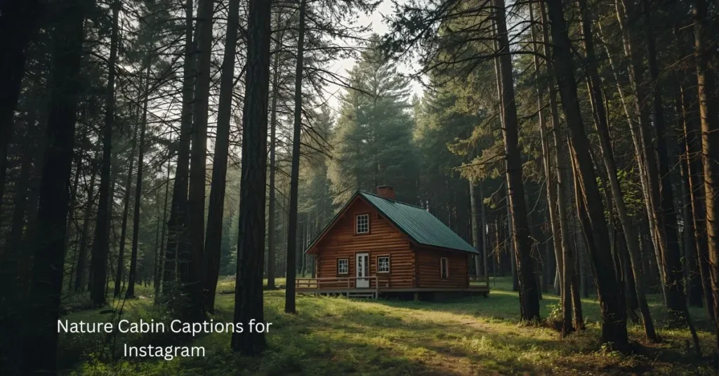 Nature Cabin Captions for Instagram