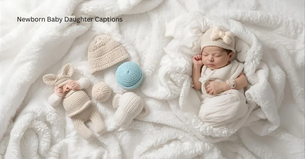 Newborn Baby Daughter Captions
