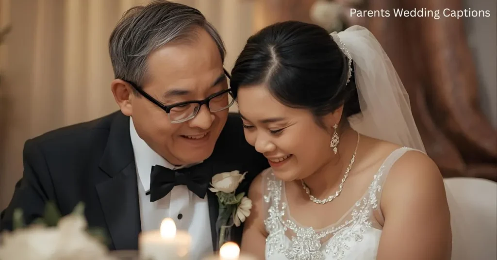 Parents Wedding Captions
