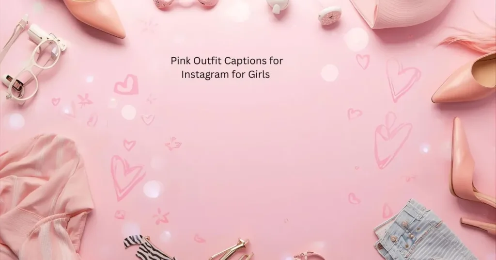 Pink Outfit Captions for Instagram for GirlsΒ