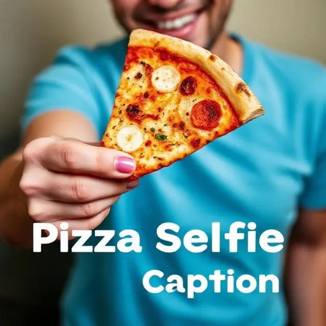 Pizza Selfie Captions