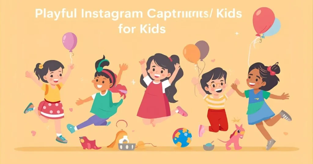 Playful Instagram Captions for Kids