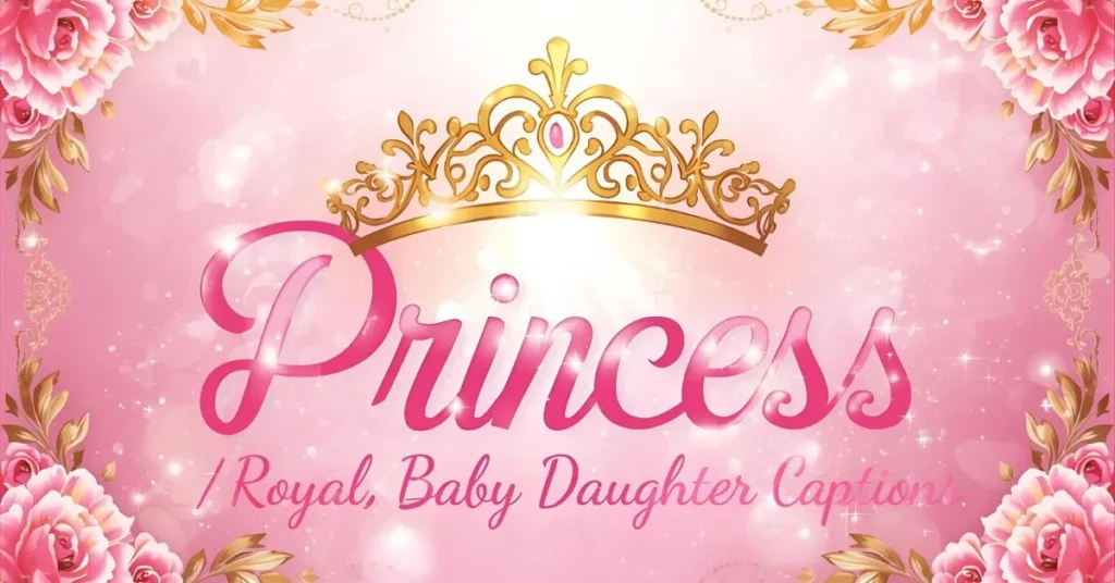 Princess / Royal Baby Daughter Captions
