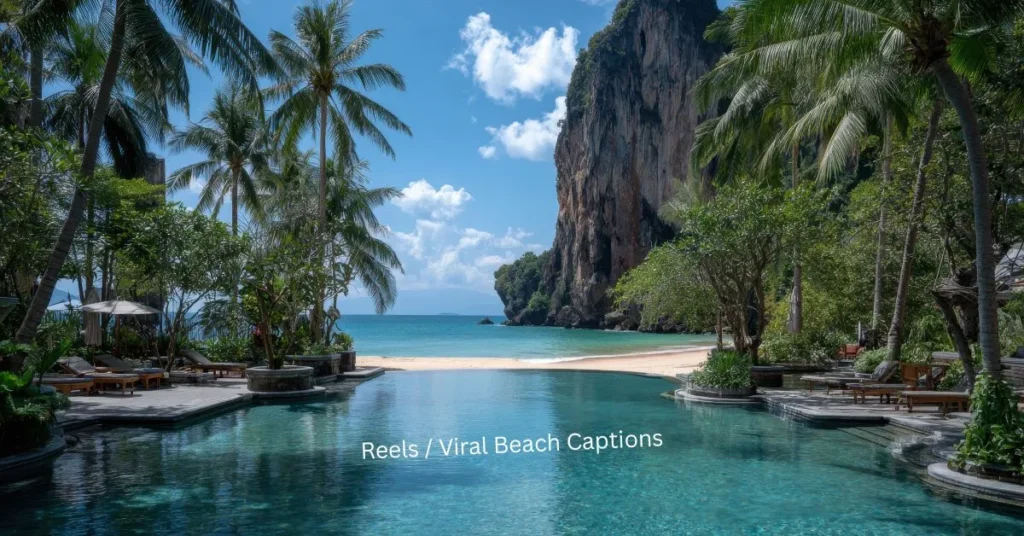 Reels / Viral Beach Captions