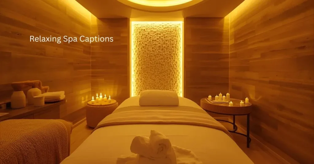 Relaxing Spa Captions