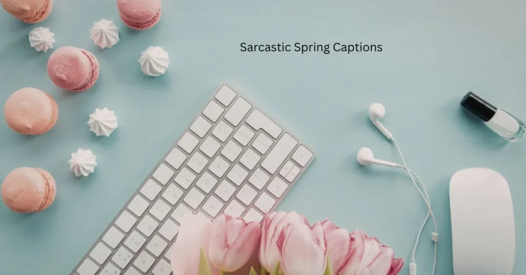 Sarcastic Spring Captionsย