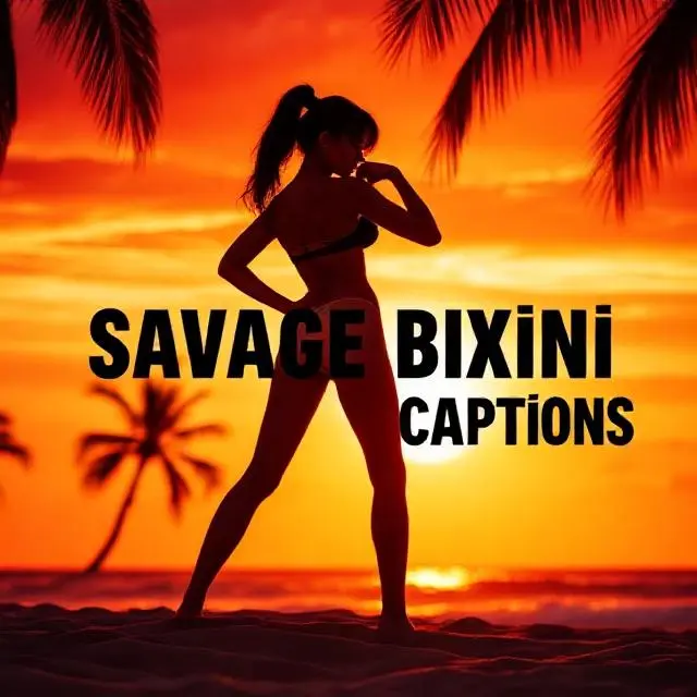 Savage Bikini Captions