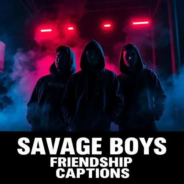 Savage Boysβ Friendship Captions