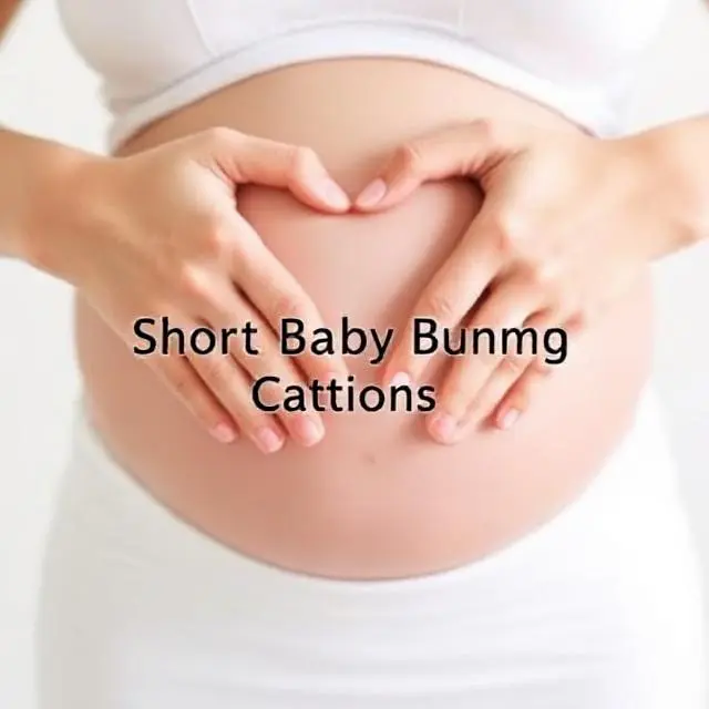Short Baby Bump Captions for Instagram