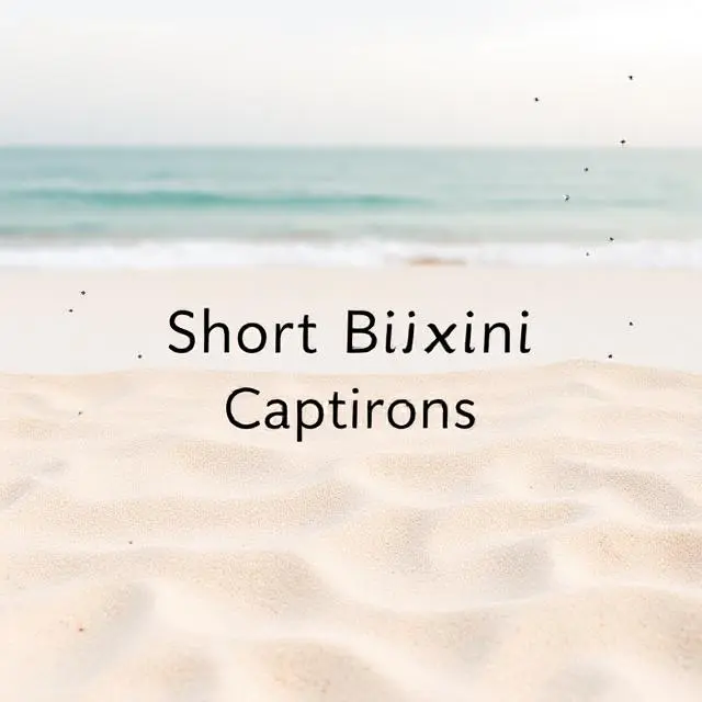 Short Bikini Captions