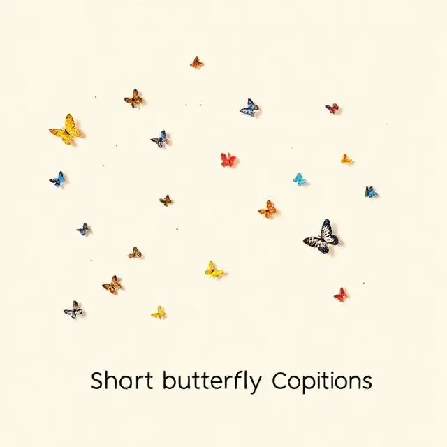 Short Butterfly Captions
