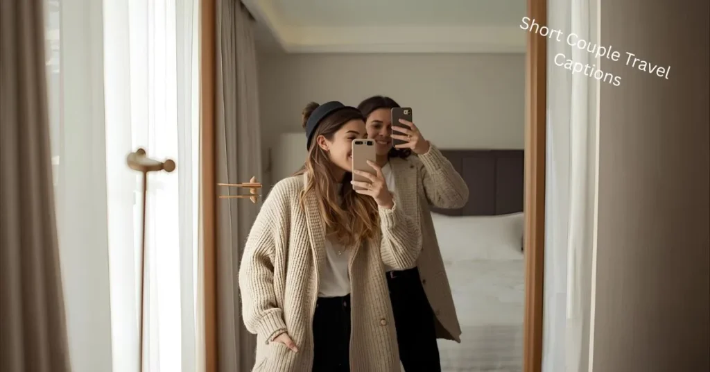 Short Couple Travel Captions