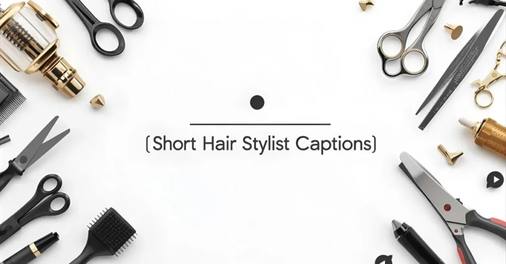 Short Hair Stylist Captions