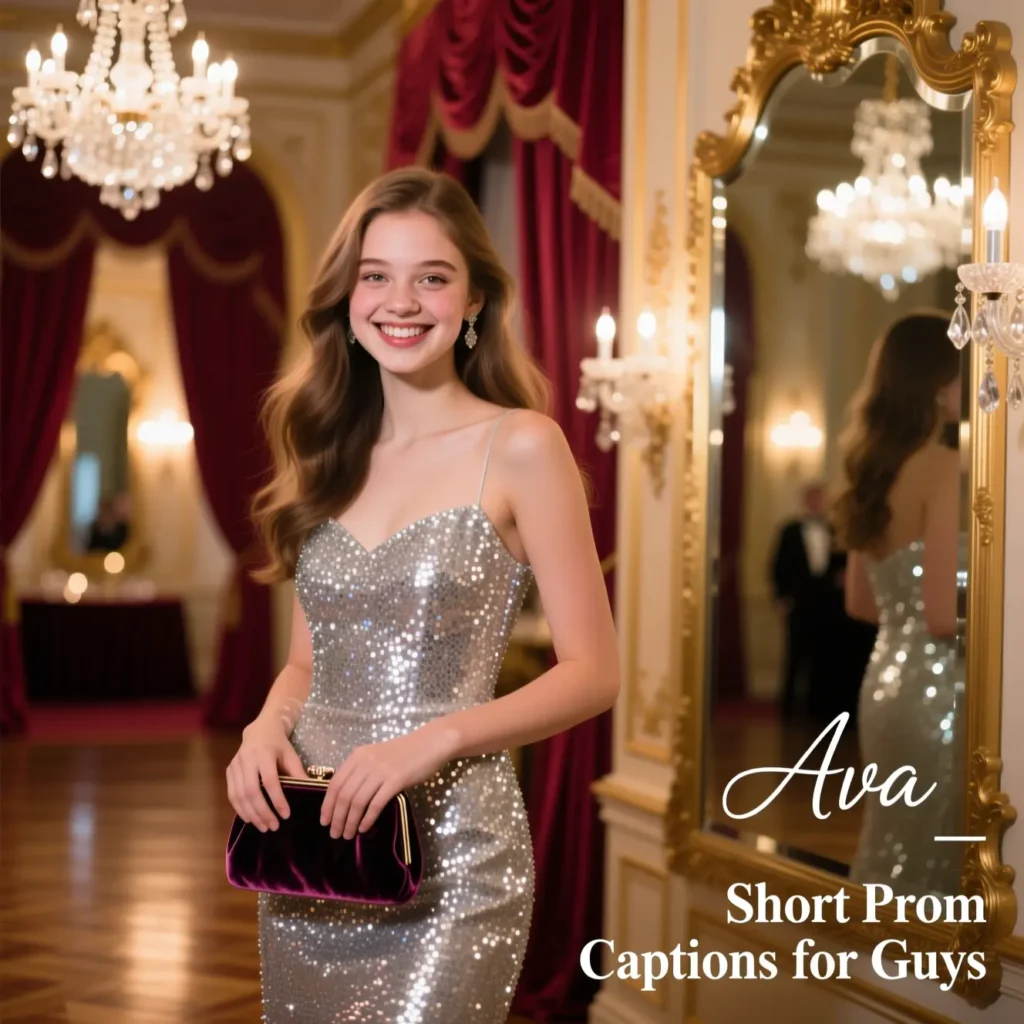 Short Prom Captions for Guys