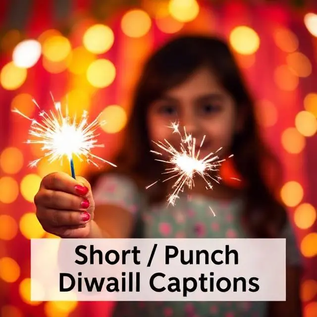 Short / Punchy Diwali Captions