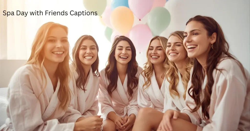 Spa Day with Friends Captionsย