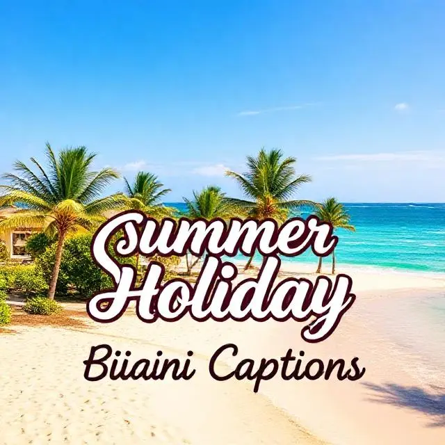 Summer Holiday Bikini Captions