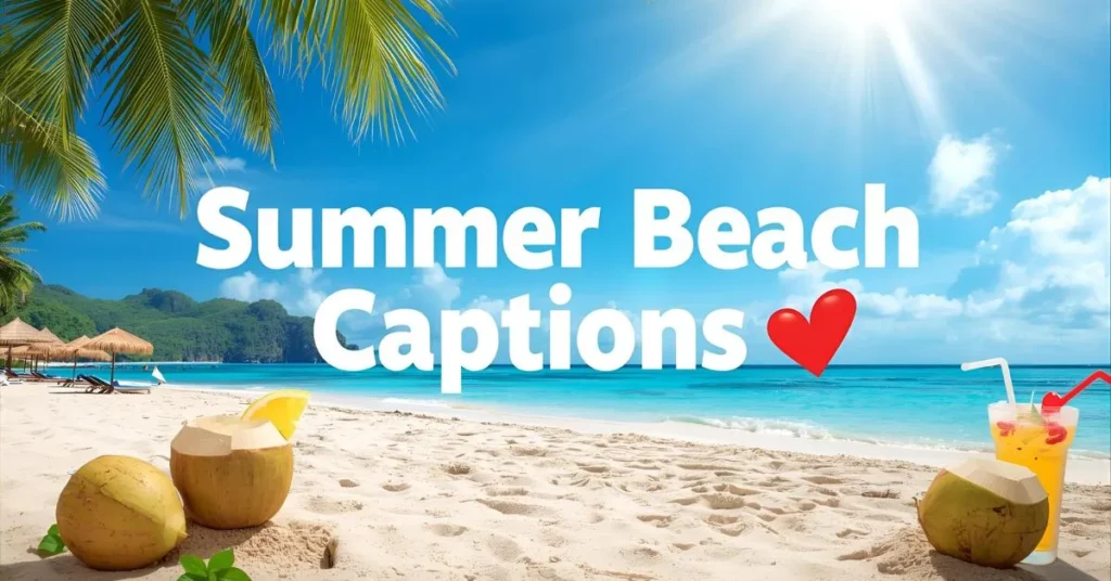 Summer Instagram Captions for Beach Photos