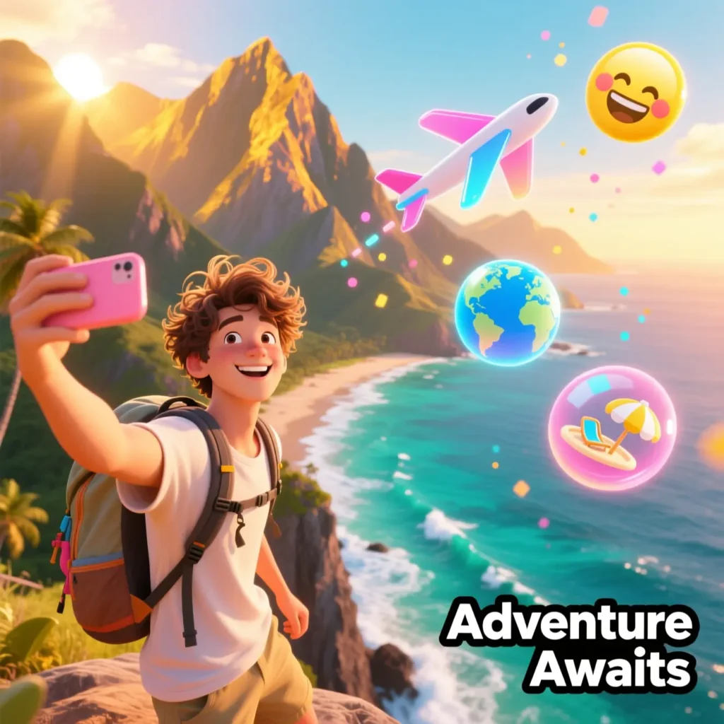 Travel & Adventure Emoji Captions