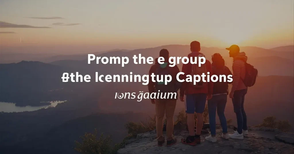 Travel Group Photo Captions for Instagram