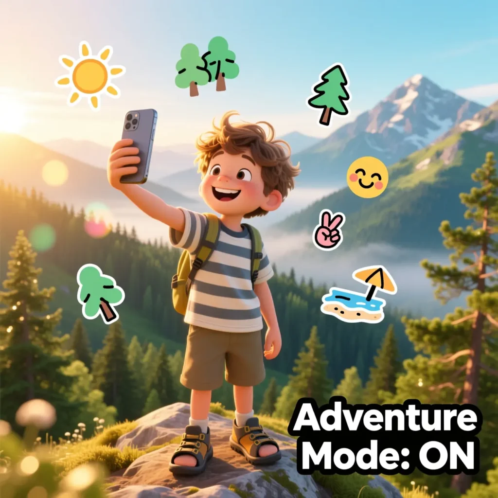 Travel Selfie & Outdoors Emoji Captions