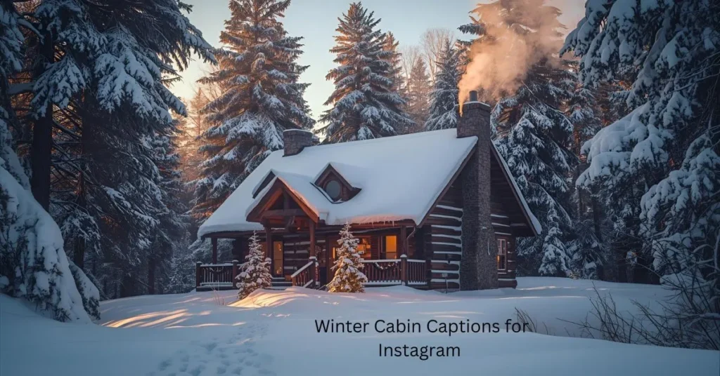 Winter Cabin Captions for Instagram