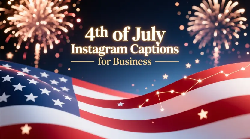 4th of July Instagram Captions for Business