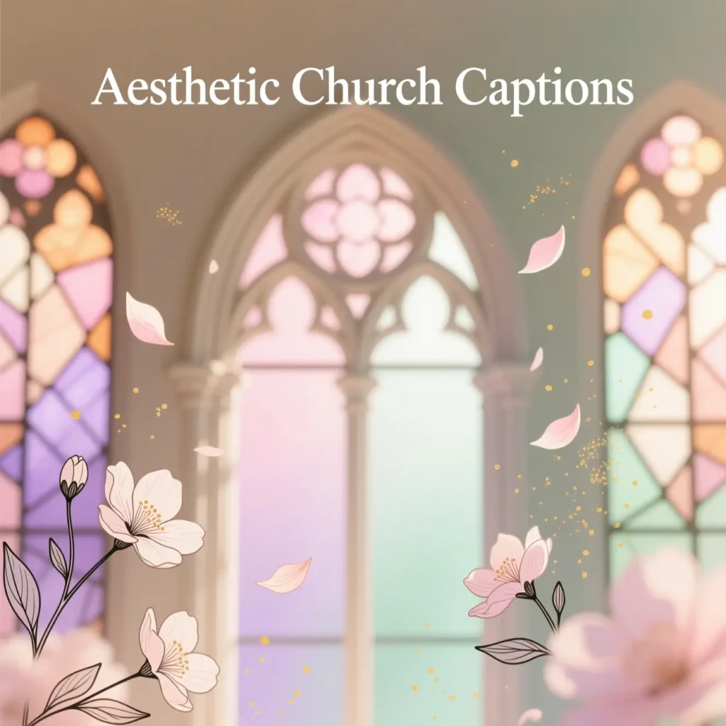 Aesthetic Church Captions