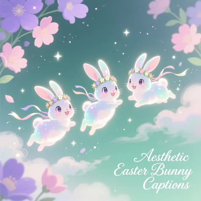 Aesthetic Easter Bunny Captions 