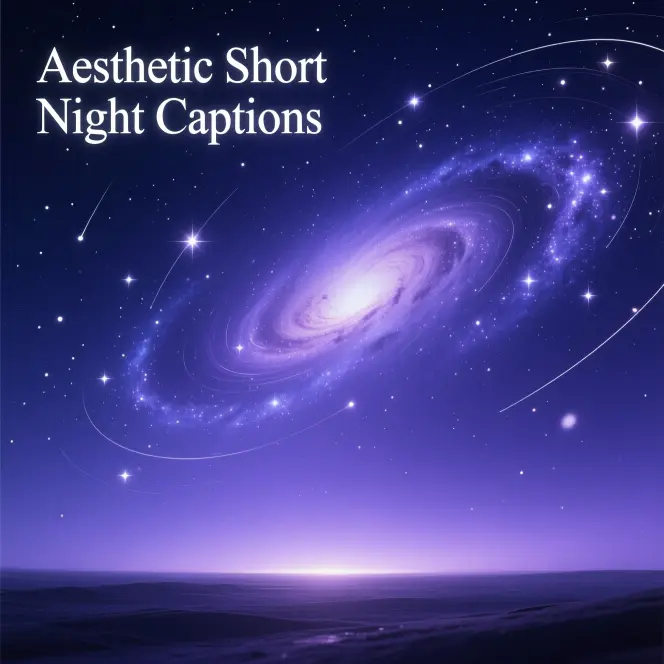 Aesthetic Short Night Captions