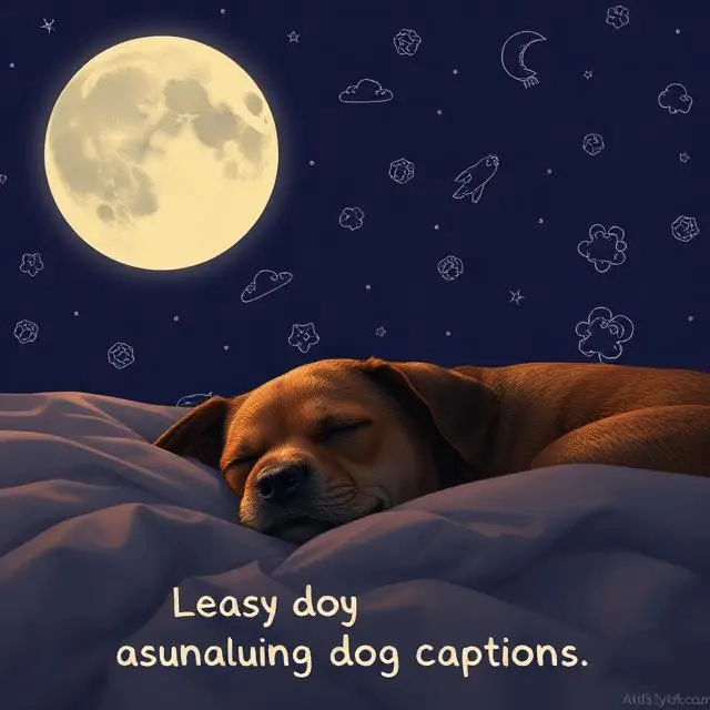 Aesthetic Sleeping Dog Captions