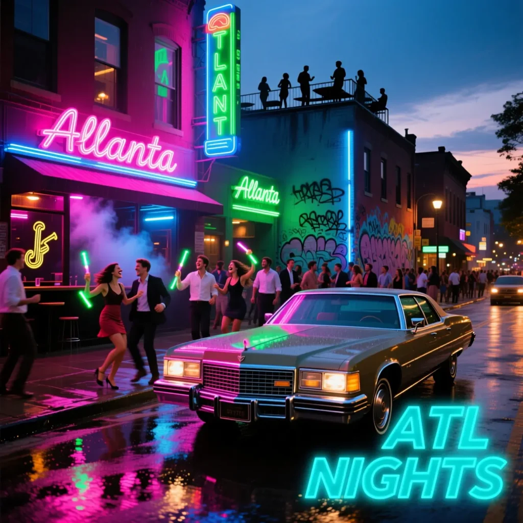 Atlanta Nightlife Captions