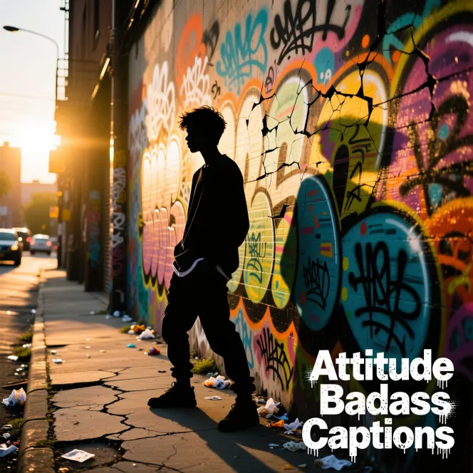 Attitude Badass Captions