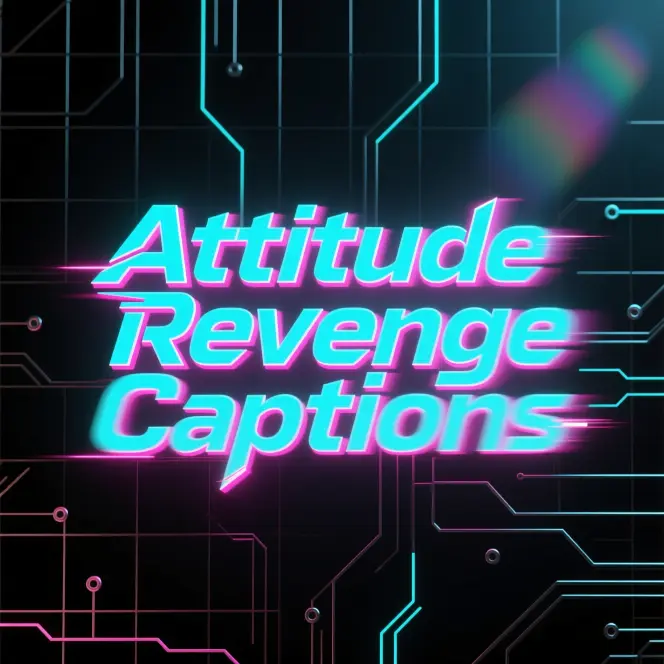 Attitude Revenge Captions