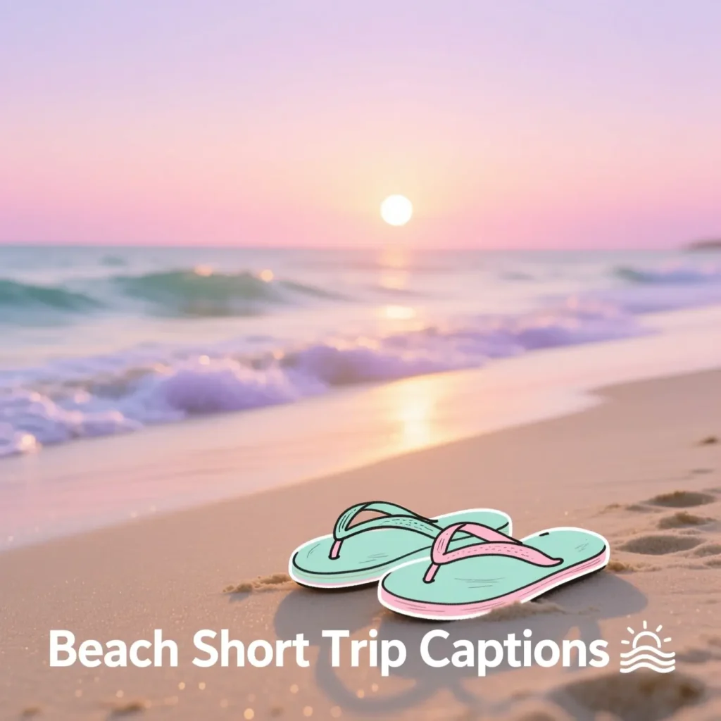 Beach Short Trip CaptionsΒ