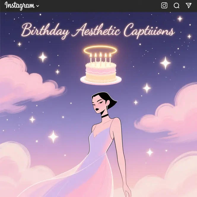 Birthday Aesthetic Captions