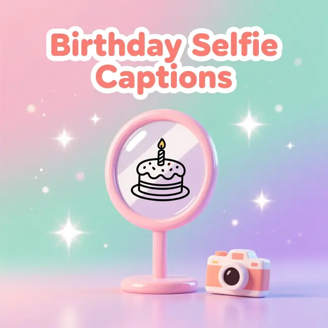 Birthday Selfie Captions