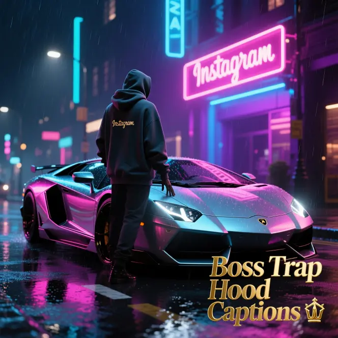 Boss Trap Hood Captions