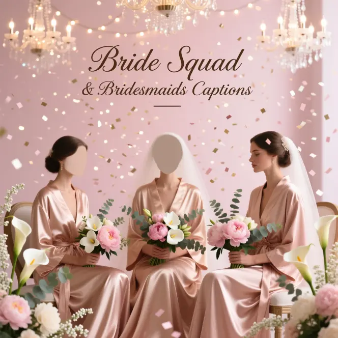 Bride Squad / Bridesmaids Captions
