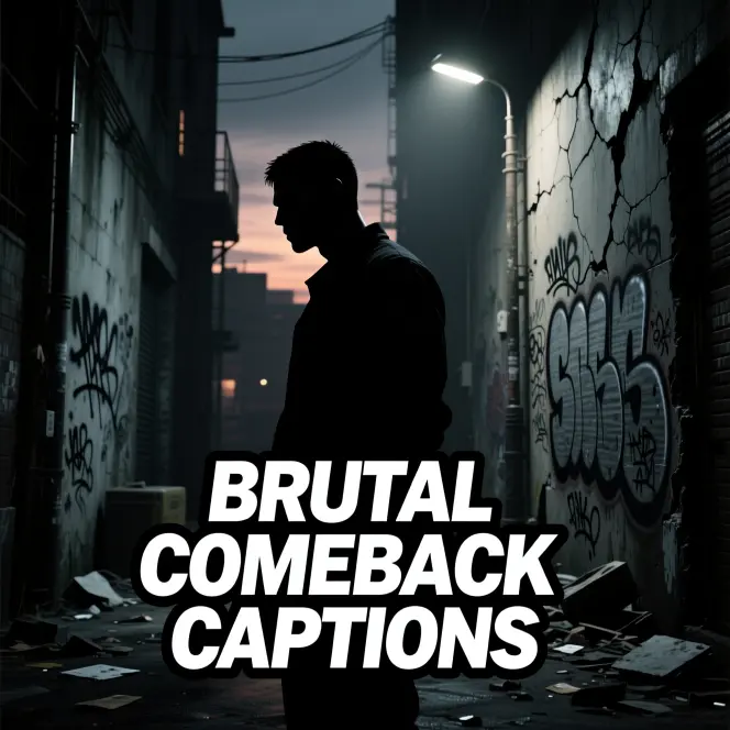 Brutal Comeback Captions