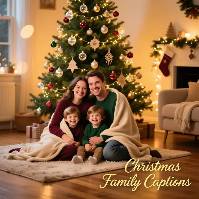 Christmas Family Captions
