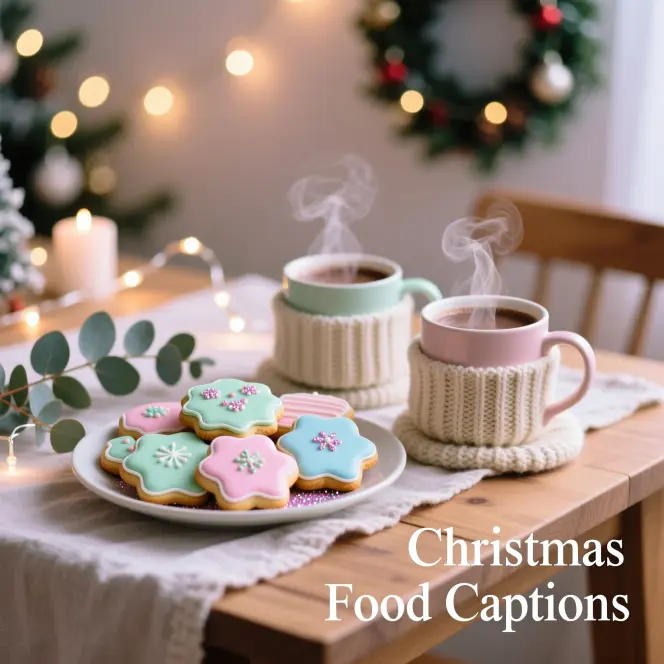 Christmas Food Captions